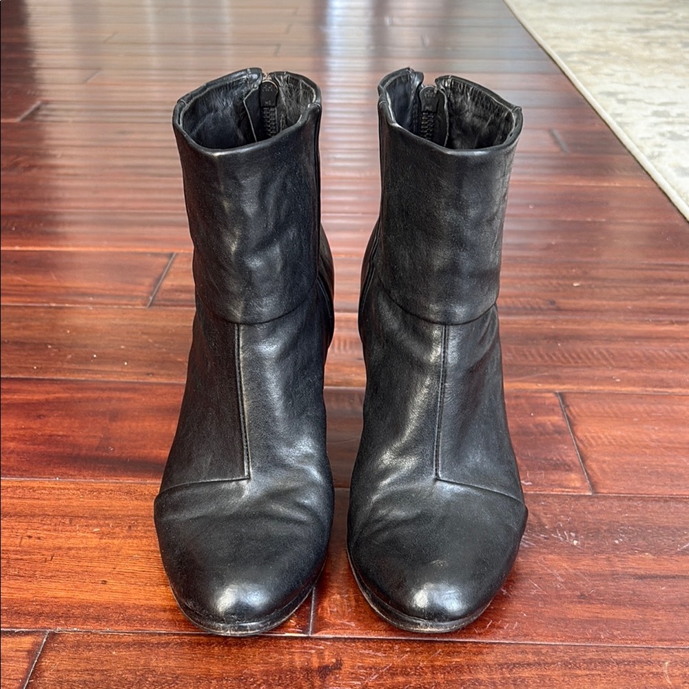 rag & bone Newbury Sleek Black Ankle Booties
